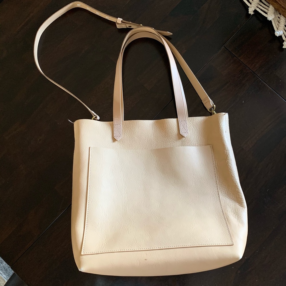 Madewell Medium Leather Transport Tote